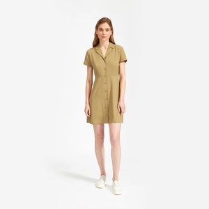 Everlane Japanese GoWeave Notch Shirtdress Size 2